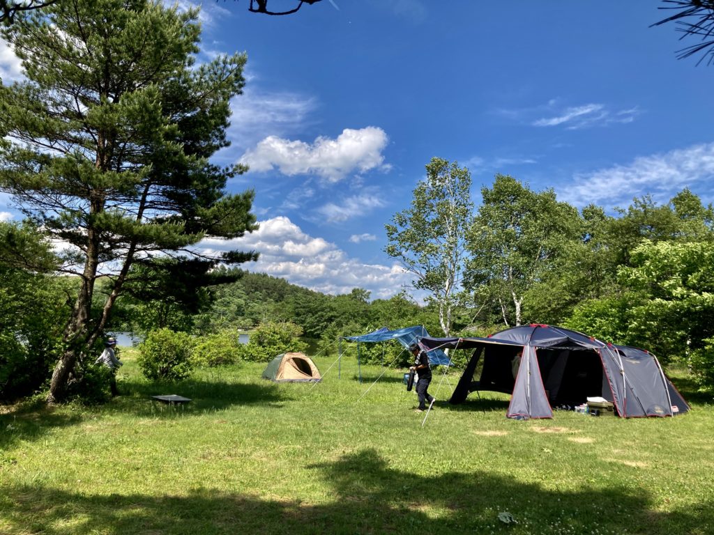 バラキ高原キャンプ場とテント