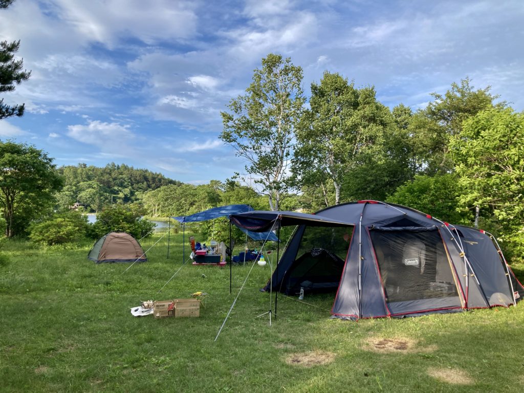 バラキ高原キャンプ場とテント