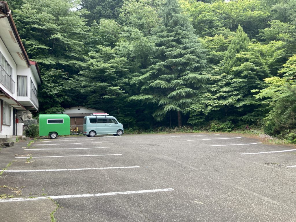 榛名神社の駐車場