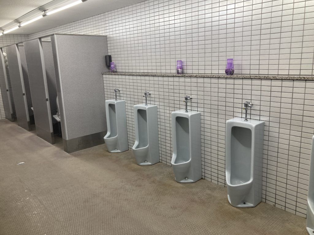 丸沼高原オートキャンプ場「とんふぁん」のトイレの男子トイレ