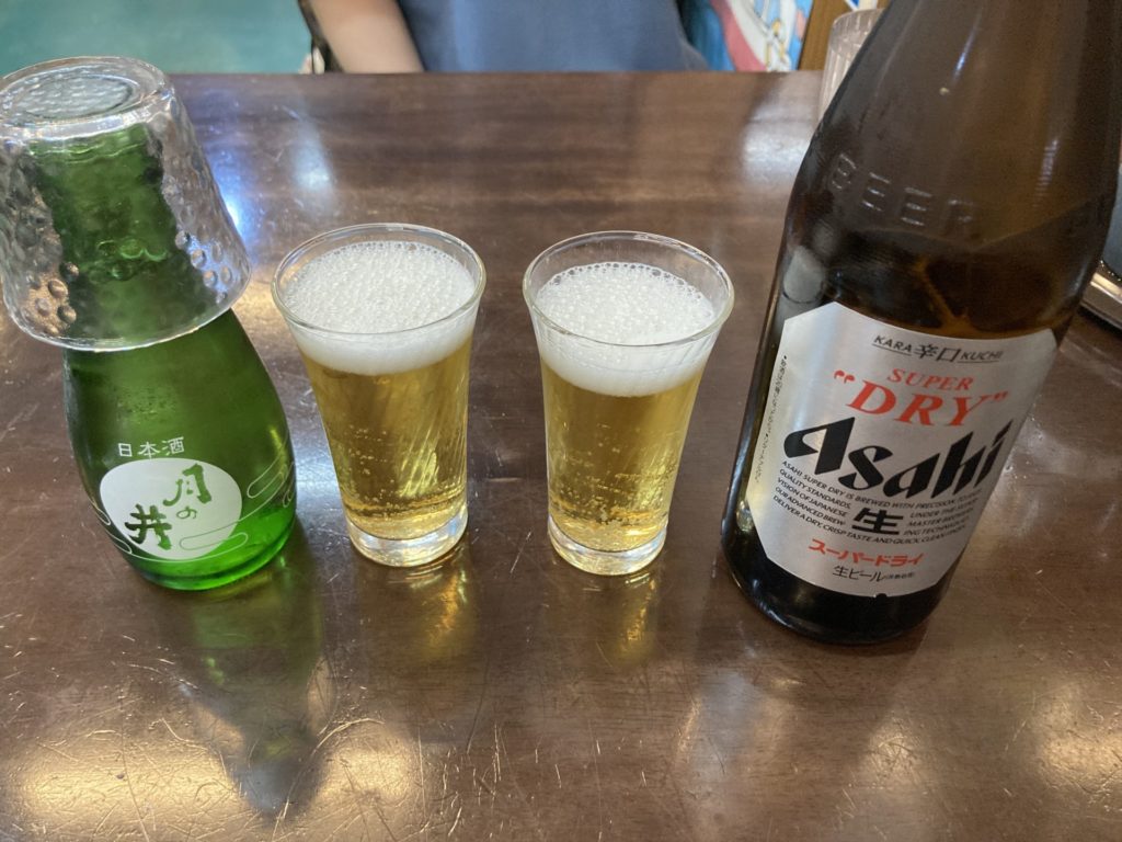 ビールと月の井日本酒