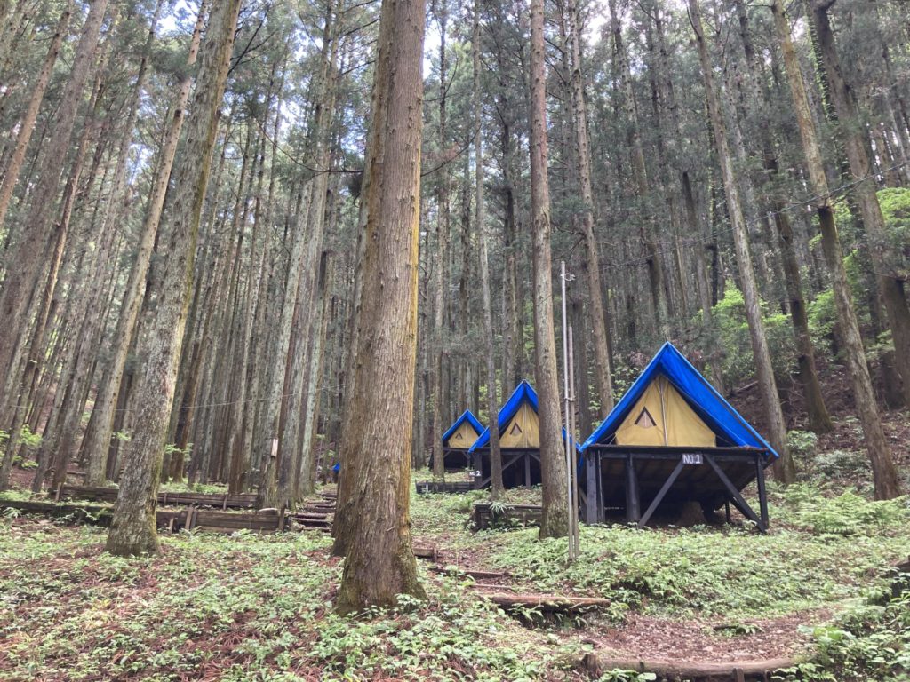 小平の里キャンプ場テント貸しの区画