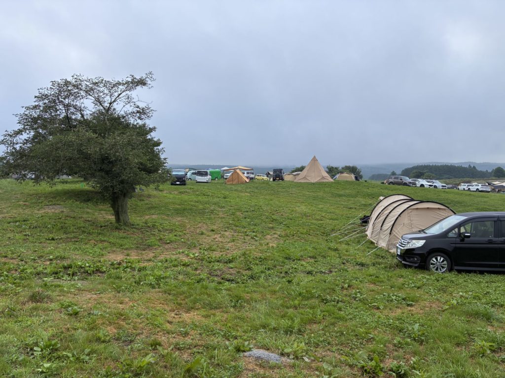 富士高原トマトフィールドの朝