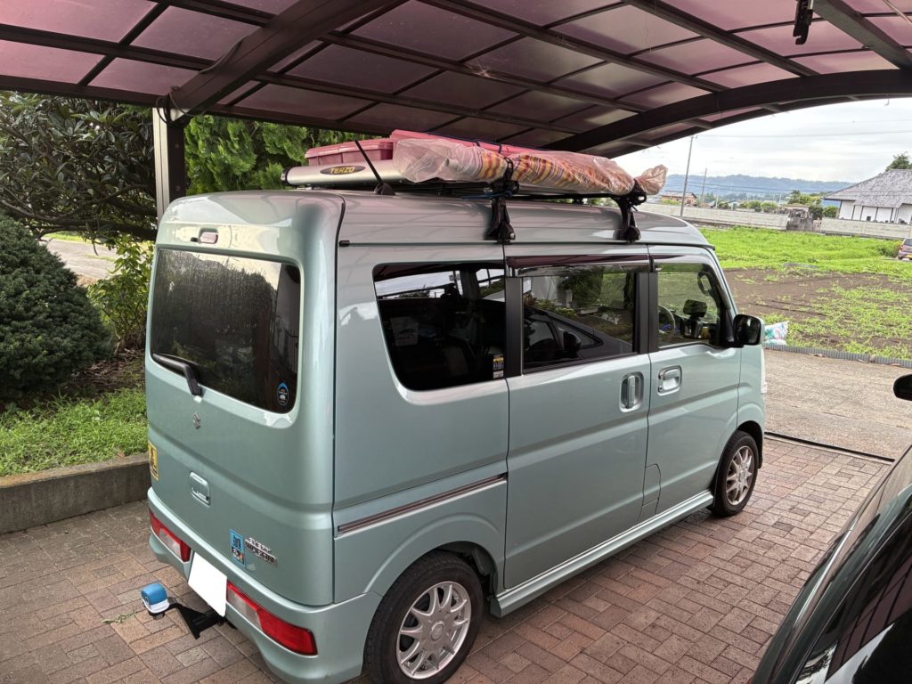 エブリイワゴンでキャンプ