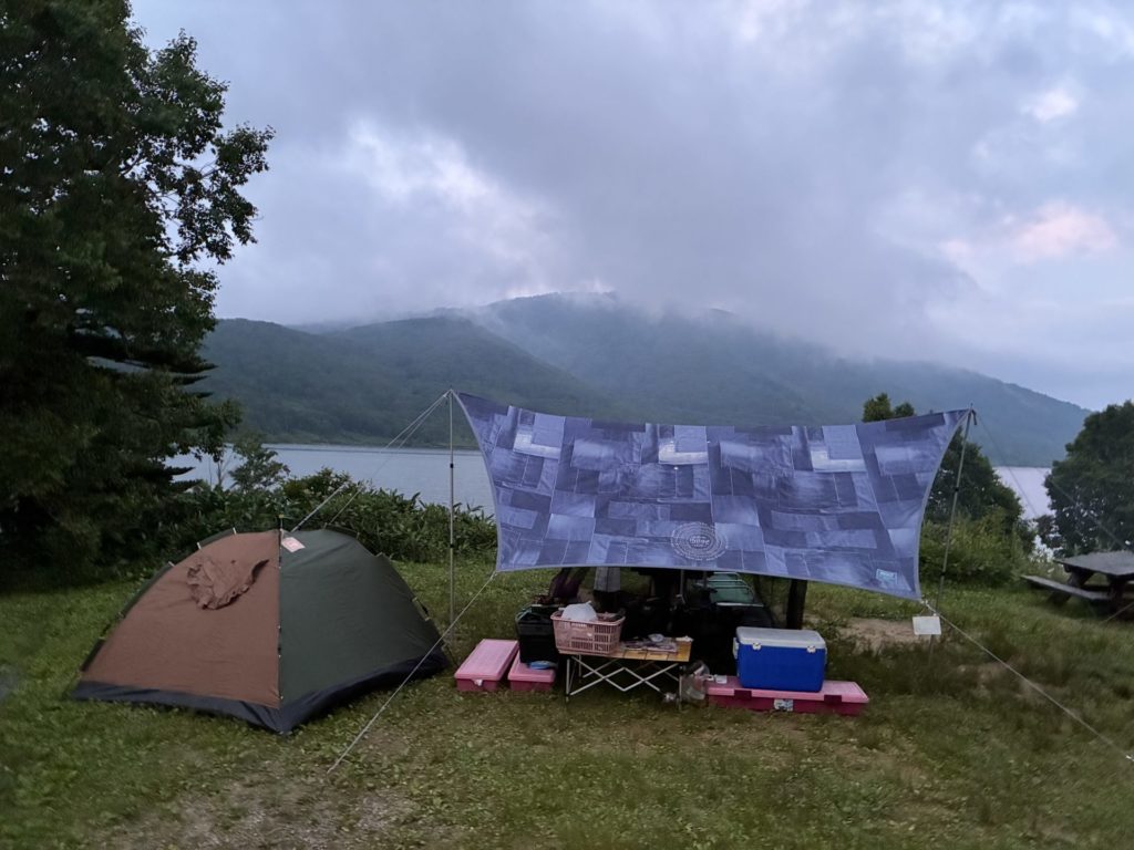 野反湖キャンプ場テント泊