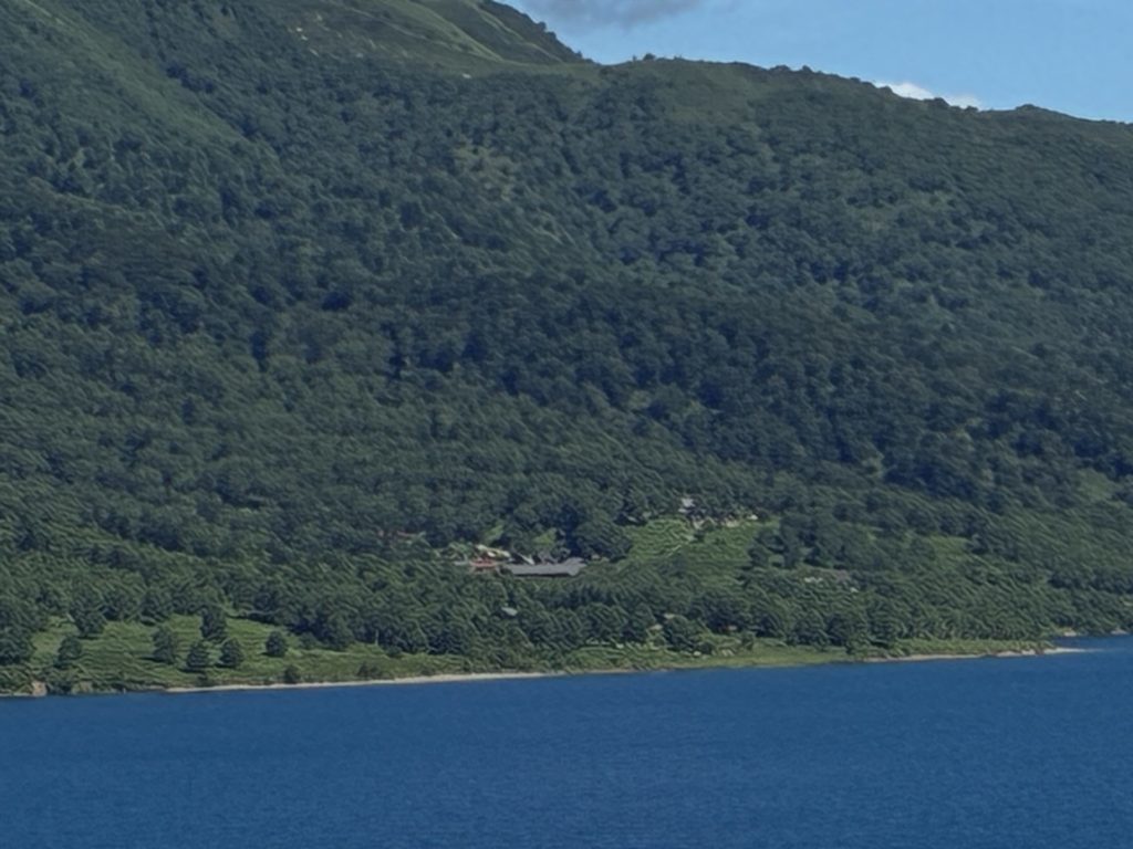 野反湖展望台から反湖キャンプ場