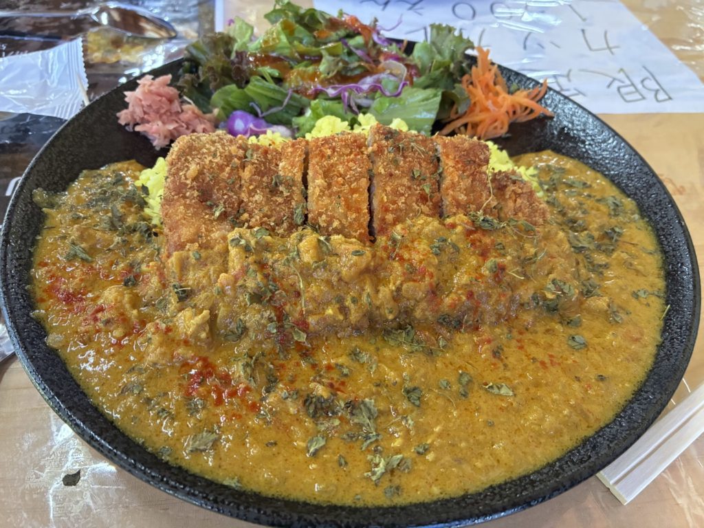 道の駅六合のくにっこハウスのカレー