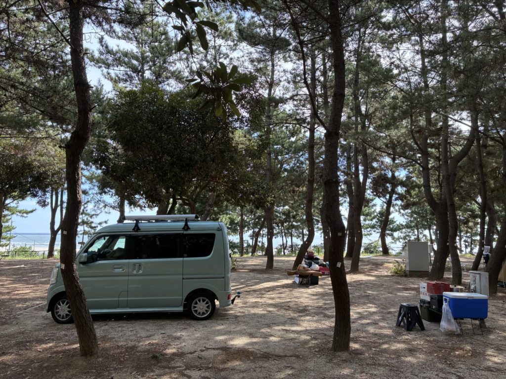 大洗サンビーチキャンプ場　Ａ８サイト