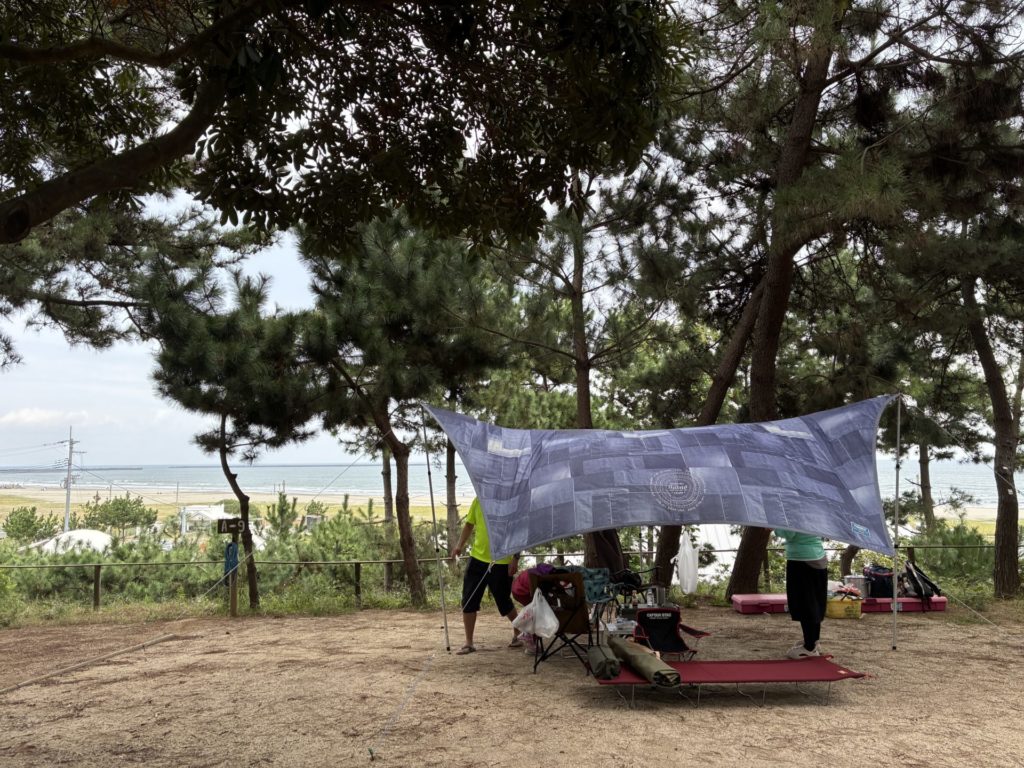 軽自動車のエブリィワゴンで行く「大洗サンビーチキャンプ場」車中泊