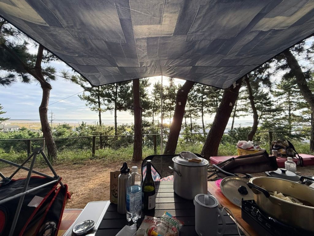 軽自動車のエブリィワゴンで行く「大洗サンビーチキャンプ場」車中泊