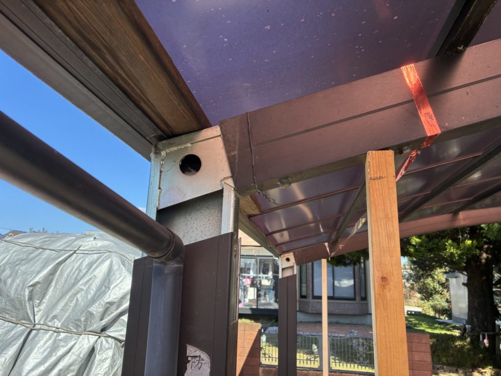 昭和アルミのカーポートの高さ調整DIYで20cmアップ(自己責任)