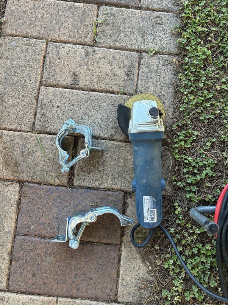 クランプ切断前