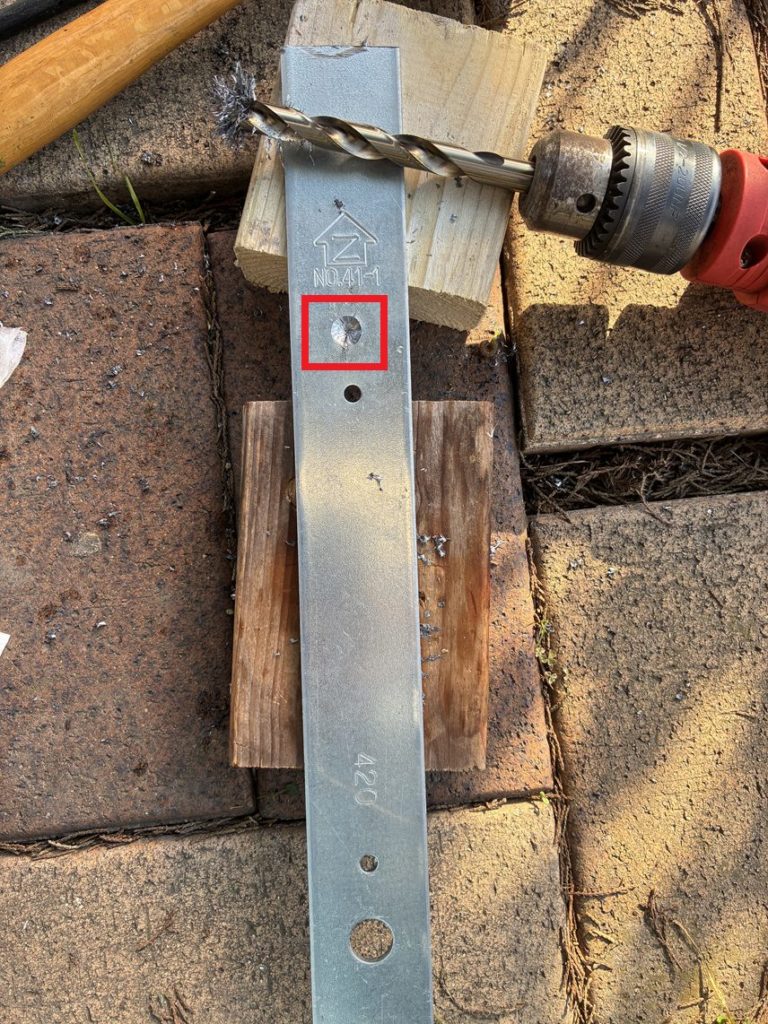 鉄鋼材の穴あけ