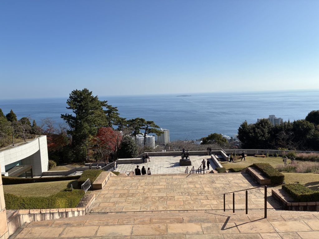 MOA美術館からの海の眺望は良好